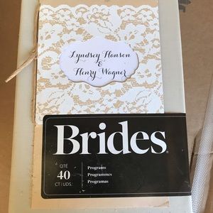 Brides Wedding Program Kit
